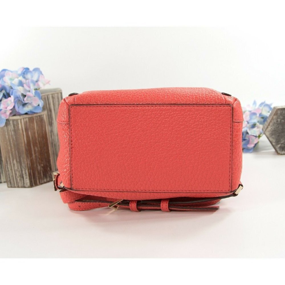 Kate Spade Carter Street Caden Picnic Red Leather Backpack Bag NWT - Picture 8 of 8